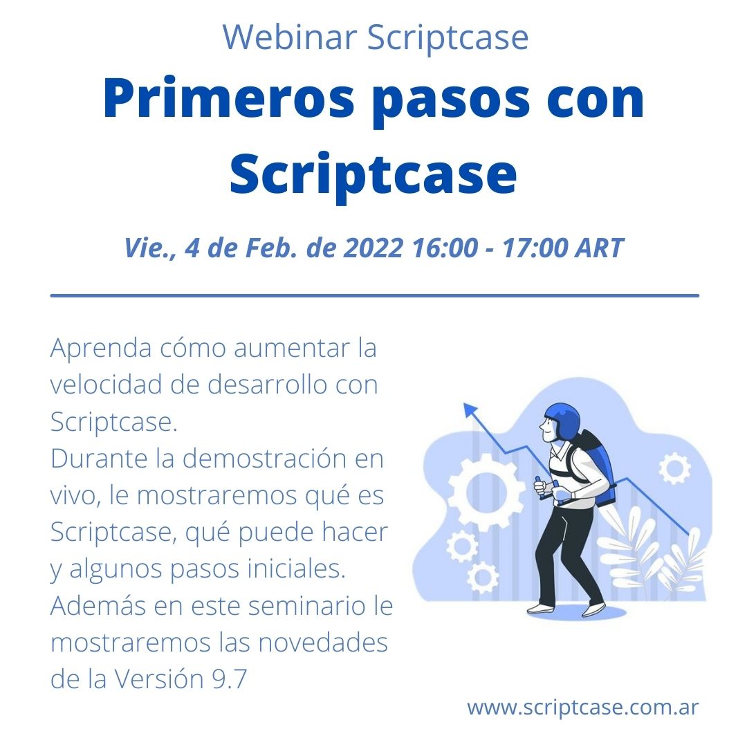 Primeros pasos con Scriptcase - Scriptcase Argentina